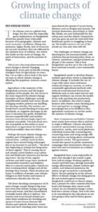 Growing impacts of climate change