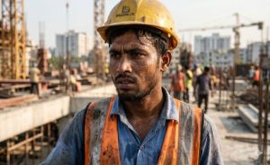 ঘামঝরা শ্রম ও অধিকারহীনতার রূঢ় বাস্তবতা