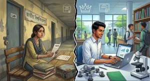একই রাষ্ট্রে উচ্চশিক্ষায় বৈষম্য